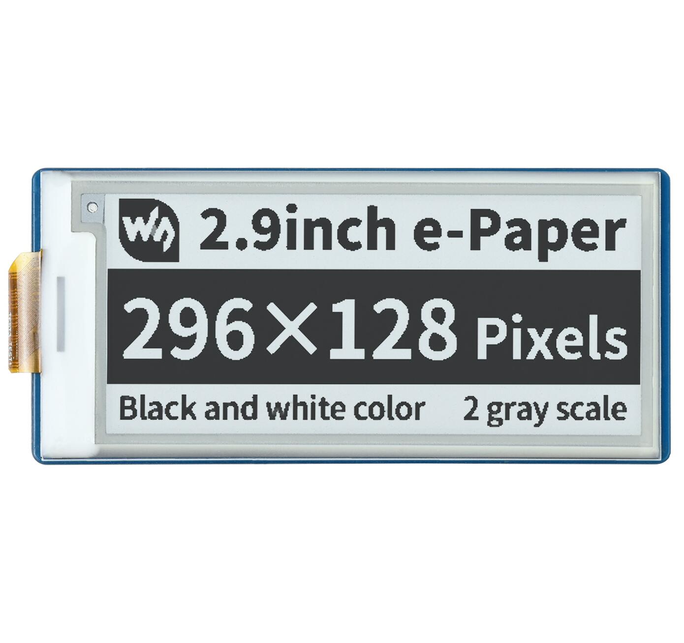 Display Epaper 2.9 - Waveshare Pico-ePaper-2.9, 2,9-Zoll E-Paper E-Ink Display-Modul