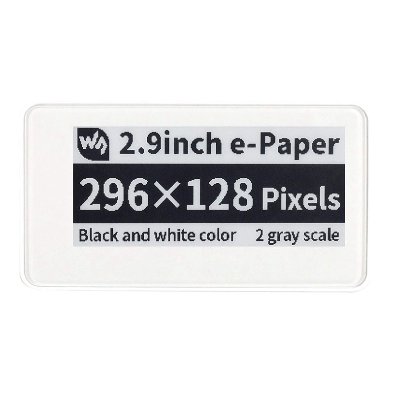 Display Epaper 2.9 - Waveshare 2,9 Zoll Kabelloses E-Paper-Display-Modul mit