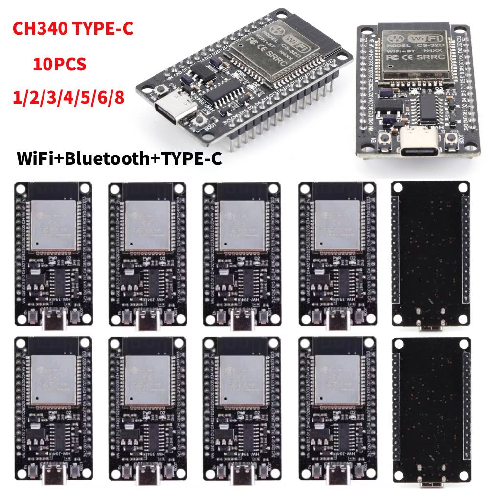 Esp8266 Nodemcu Board - ESP32 WROOM-32 Entwicklungsboard TYPE-C Micro USB