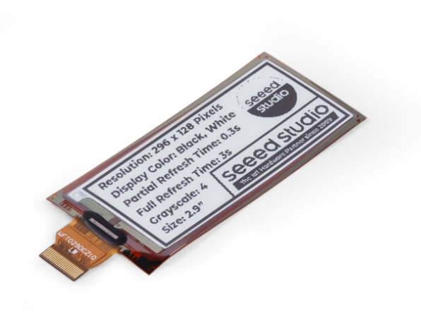 Display Epaper 2.9 - 104990852 2,9-Zoll-EPaper-Display mit flexiblem, einfarbigem EInk