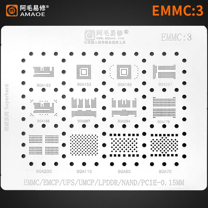 0,15mm amaoe reballing schablo – Tasmota Flash Tool Bewertung und Preis