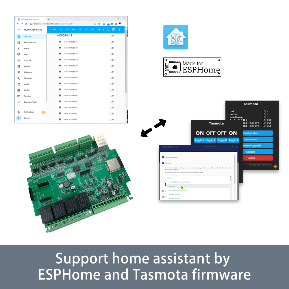 KC868-A4S ESP32 ESPhome Tasmot – Home Automation With Arduino Bewertung und Preis