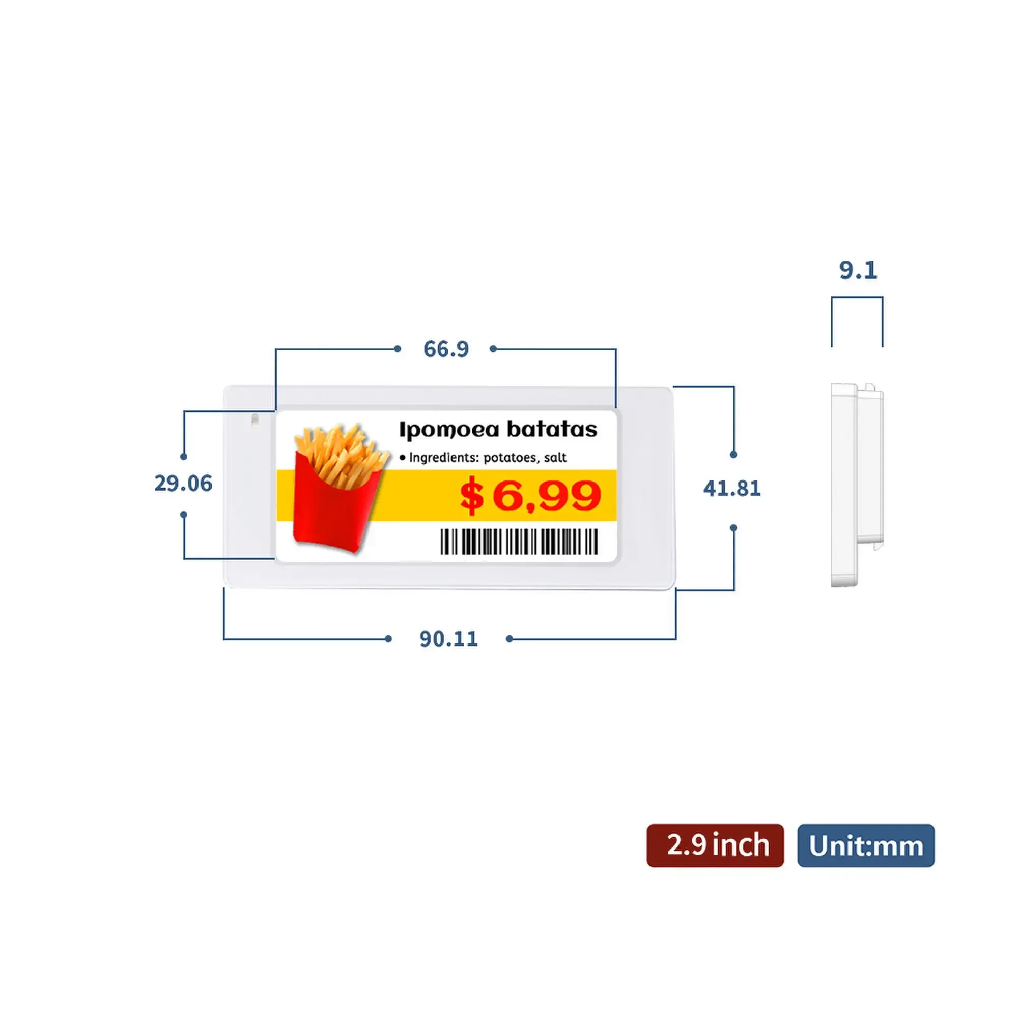 10 Stück 2,9 Zoll großes digit – Display Epaper 2.9 Bewertung und Preis