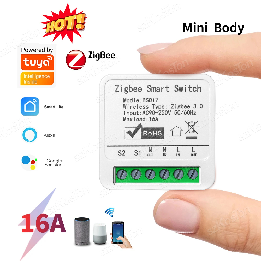 16A Tuya ZigBee Smart Switch M – Home Automation Diy Bewertung und Preis